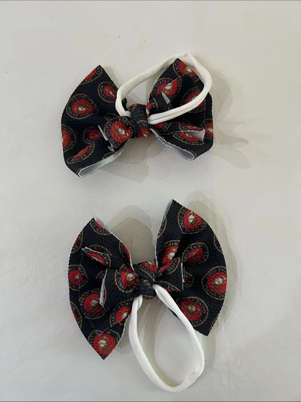 US Marine Corps Headband Hair Bow